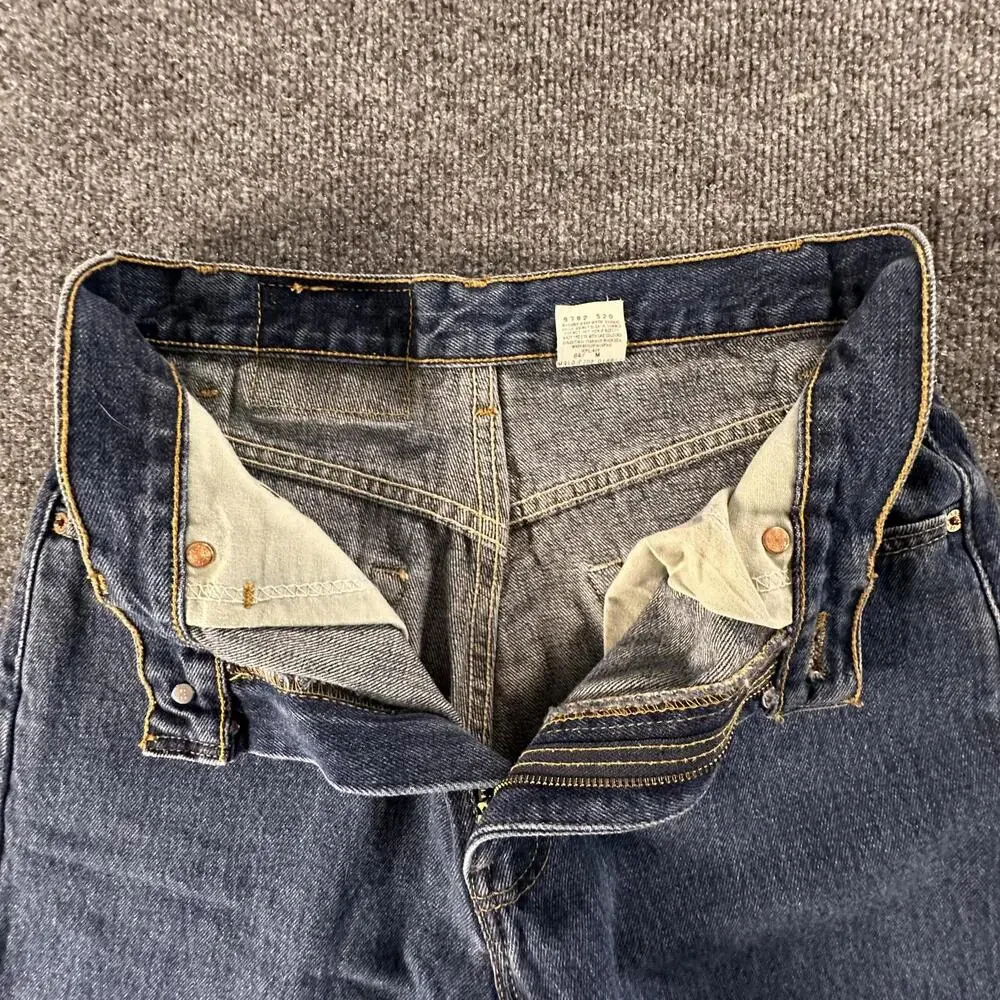 Vintage Levi’s‎ 505 Jeans Made in Canada 90s W31 L30 Dark Wash #627